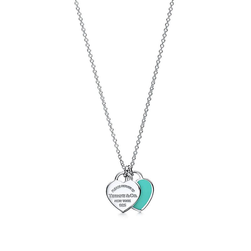 Blue Heart Necklace
