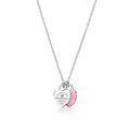 Pink Double Heart Necklace