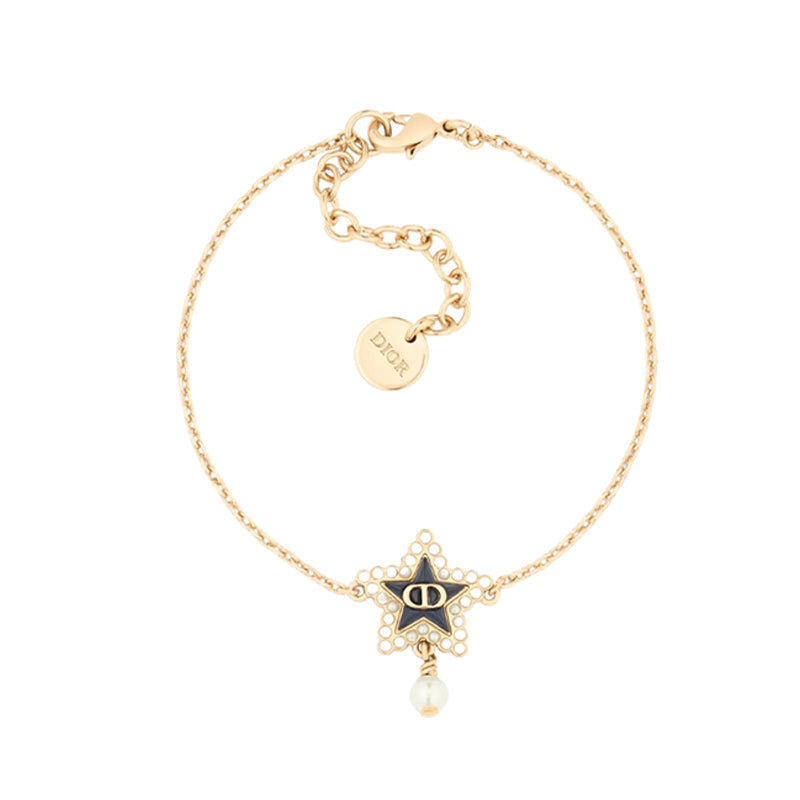 Dior Petit Lucky Baroque 18K Gold Bracelet