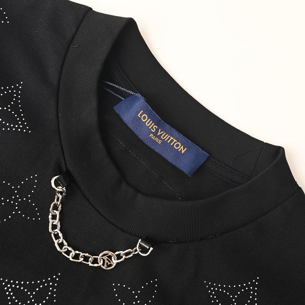 Louis Vuitton All-Over Chain Print Short-Sleeve T-Shirt - product image 3