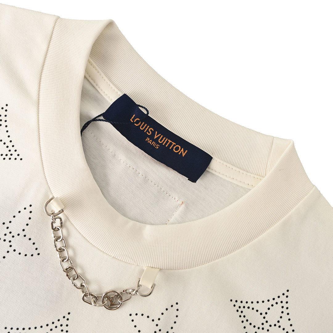 Louis Vuitton All-Over Chain Print Short-Sleeve T-Shirt - product image 3