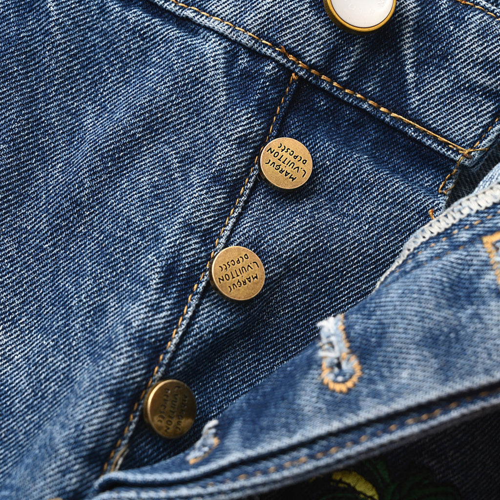Louis Vuitton LV Detail Straight-Leg Denim Jeans - product image 4