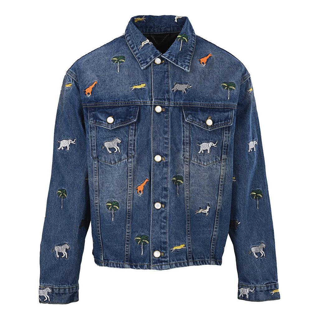 Louis Vuitton Spring/Summer '26 Denim Jacket & Set with Animal Embroidery - product image