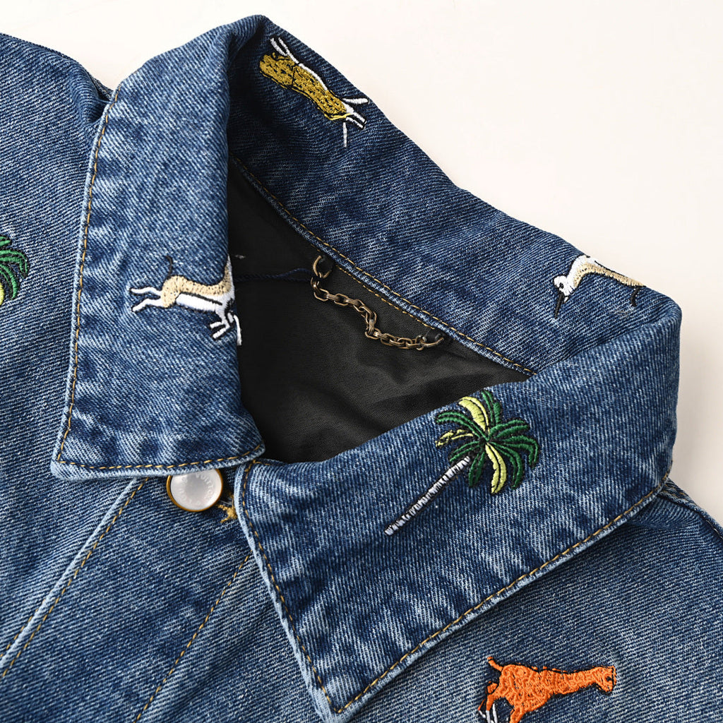 Louis Vuitton Spring/Summer '26 Denim Jacket & Set with Animal Embroidery - product image 4