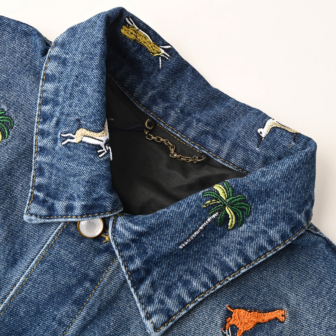 Louis Vuitton Spring/Summer '26 Denim Jacket & Set with Animal Embroidery - product image 4