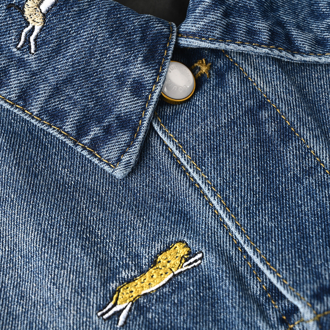 Louis Vuitton Spring/Summer '26 Denim Jacket & Set with Animal Embroidery - product image 5