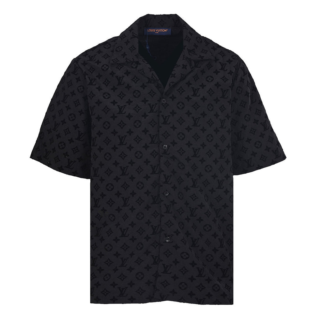 Louis Vuitton Mulberry Silk Short-Sleeve Shirt - product image
