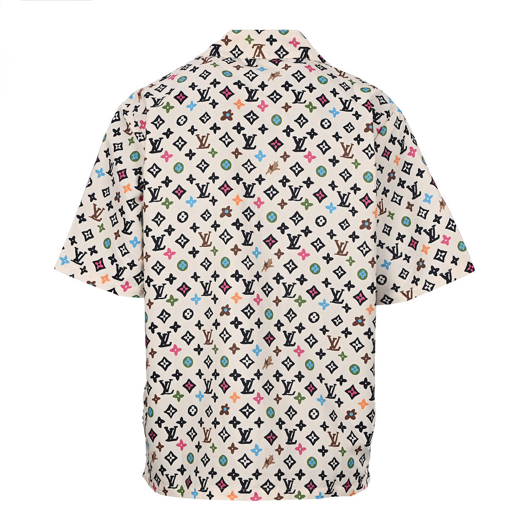Louis Vuitton Printed Mulberry Silk Short-Sleeve Shirt - product image 2