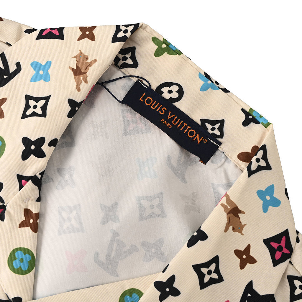 Louis Vuitton Printed Mulberry Silk Short-Sleeve Shirt - product image 3