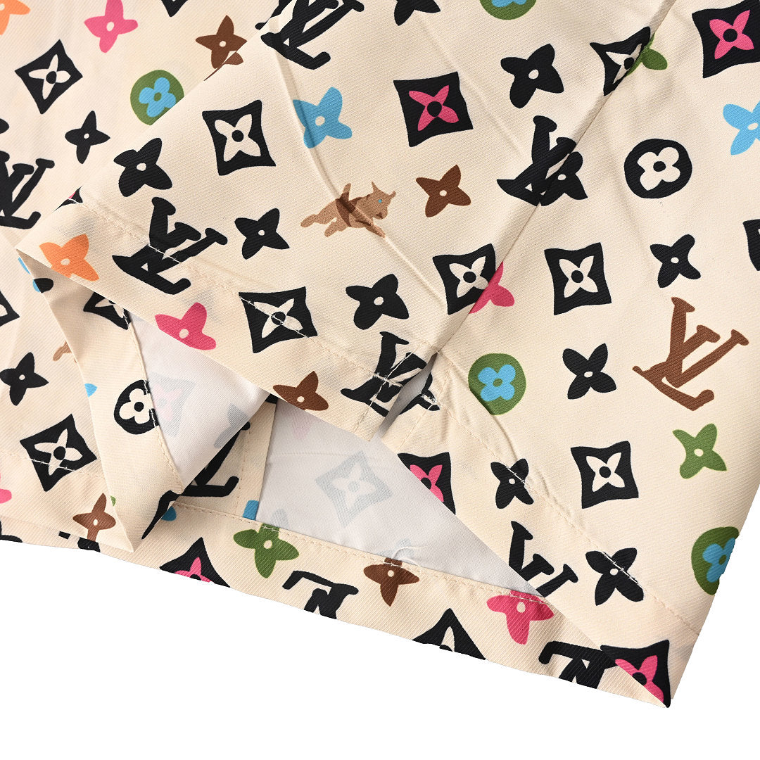 Louis Vuitton Printed Mulberry Silk Short-Sleeve Shirt - product image 4