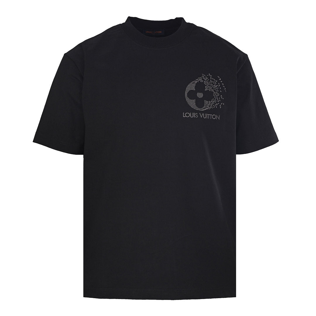 Louis Vuitton "Afterimage" Clover Embroidery Crewneck T-Shirt - product image 2