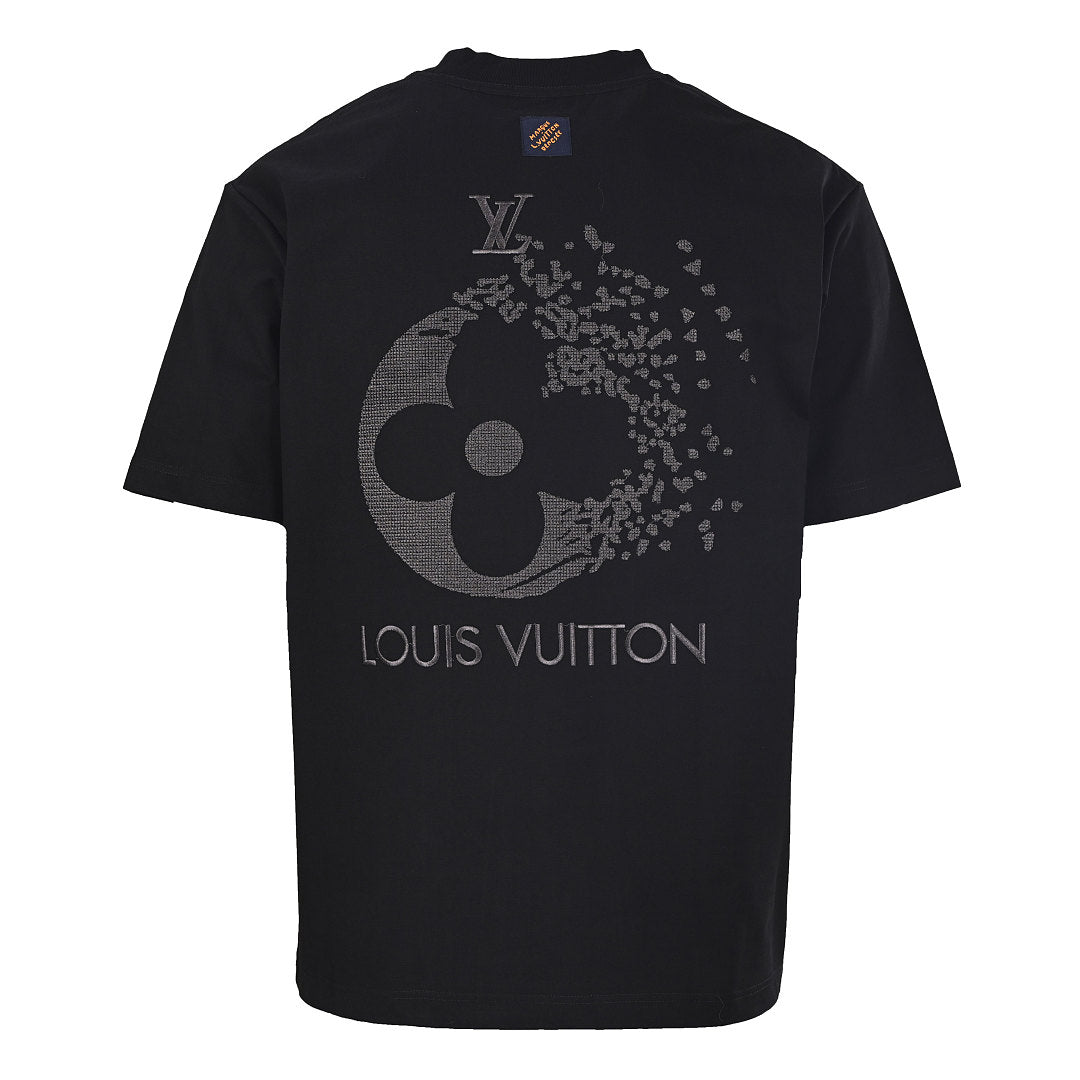 Louis Vuitton "Afterimage" Clover Embroidery Crewneck T-Shirt - product image