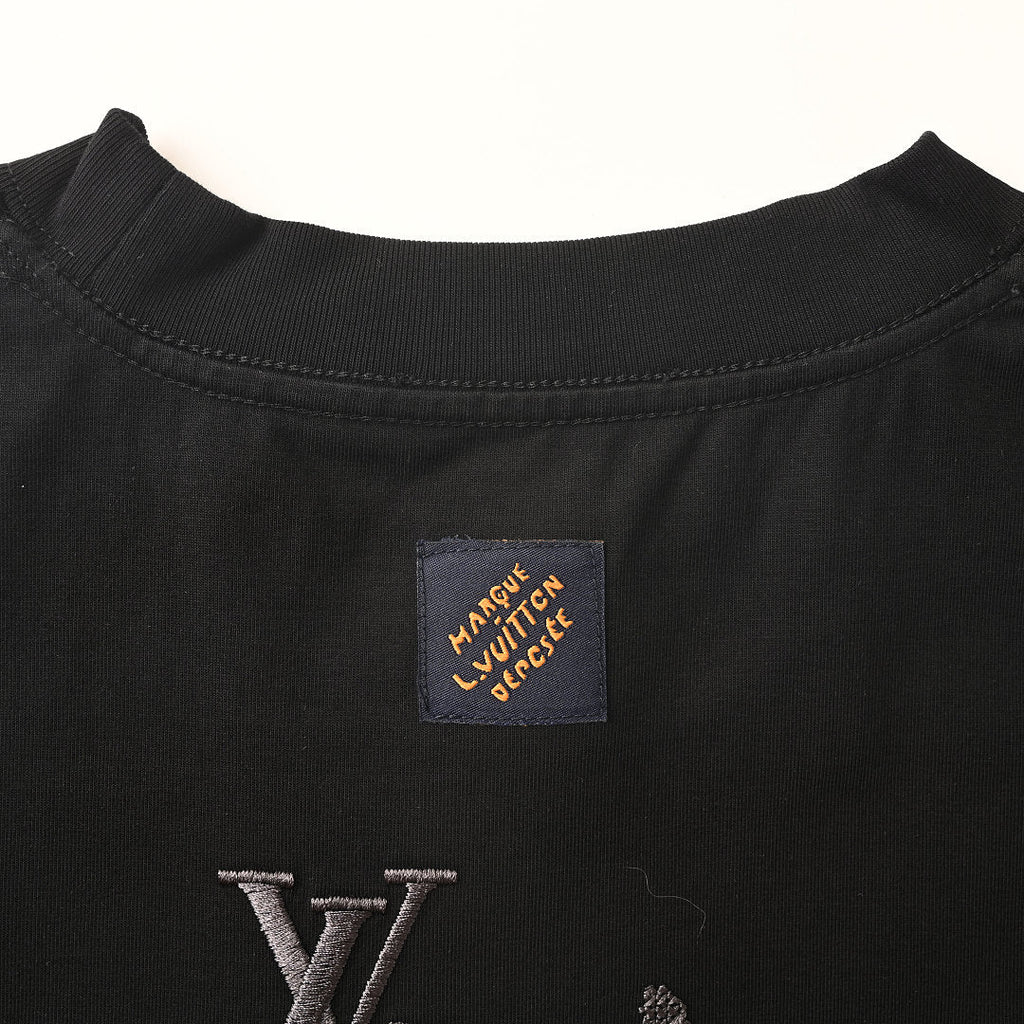 Louis Vuitton "Afterimage" Clover Embroidery Crewneck T-Shirt - product image 5