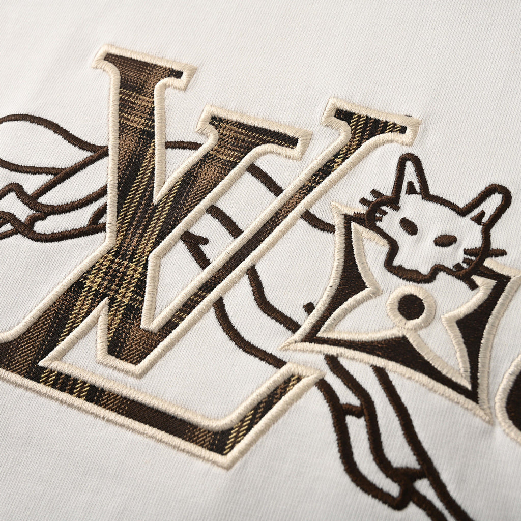 Louis Vuitton Embroidered Sailboat Short-Sleeve T-Shirt - product image 5