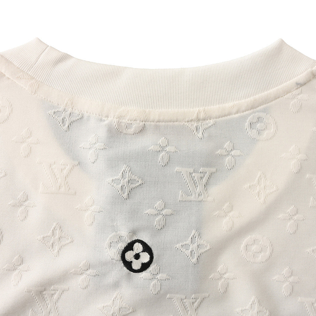 Louis Vuitton All-Over Monogram Short-Sleeve T-Shirt with Embroidered Clover - product image 7