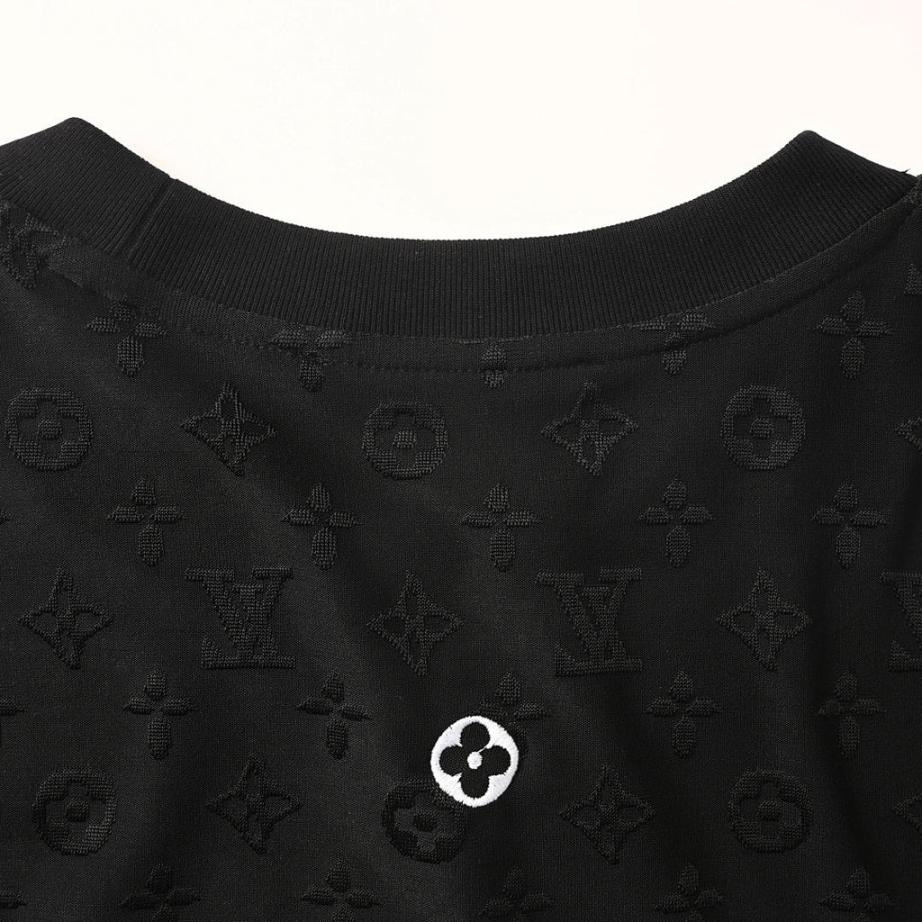 Louis Vuitton All-Over Monogram Short-Sleeve T-Shirt with Embroidered Clover - product image 11