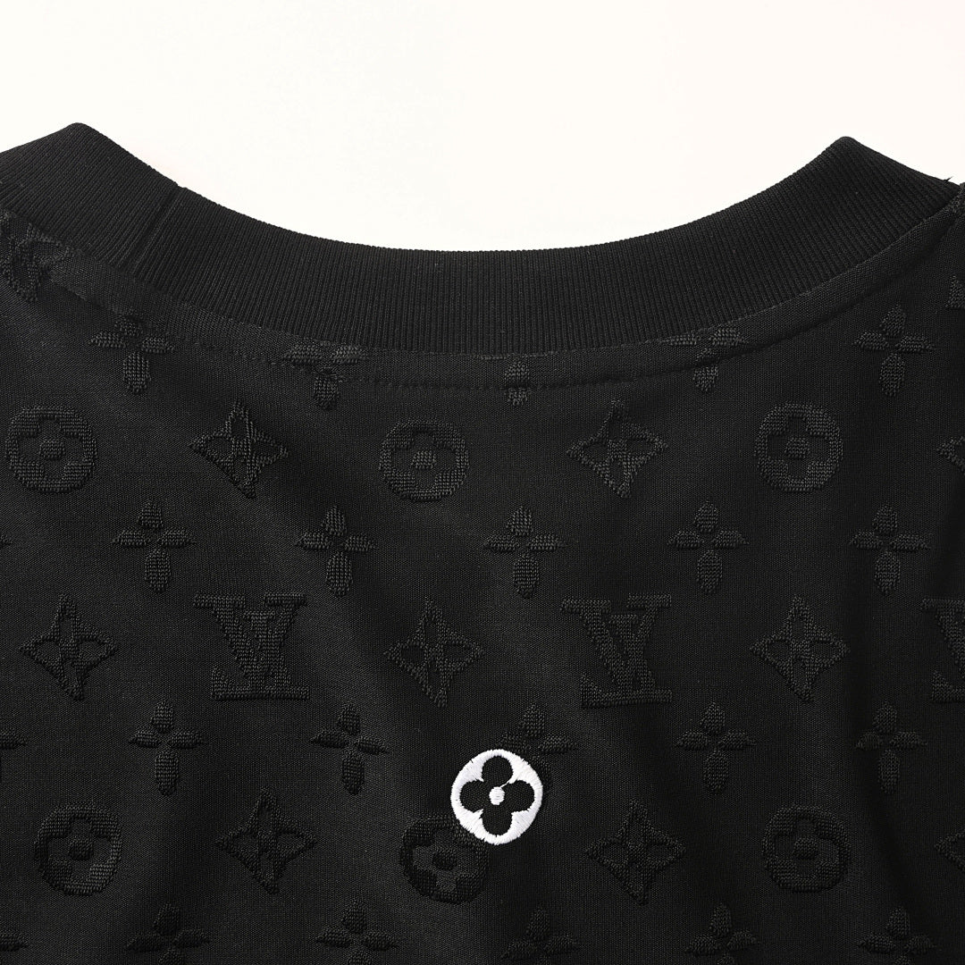 Louis Vuitton All-Over Monogram Short-Sleeve T-Shirt with Embroidered Clover - product image 11