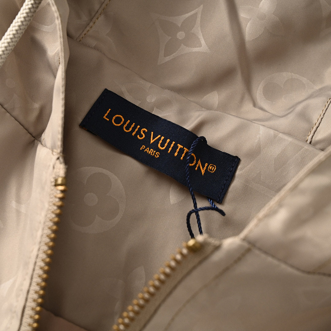 Louis Vuitton Monogram-Print Trench Coat-Style Zip Jacket with Cargo Pockets - product image 3