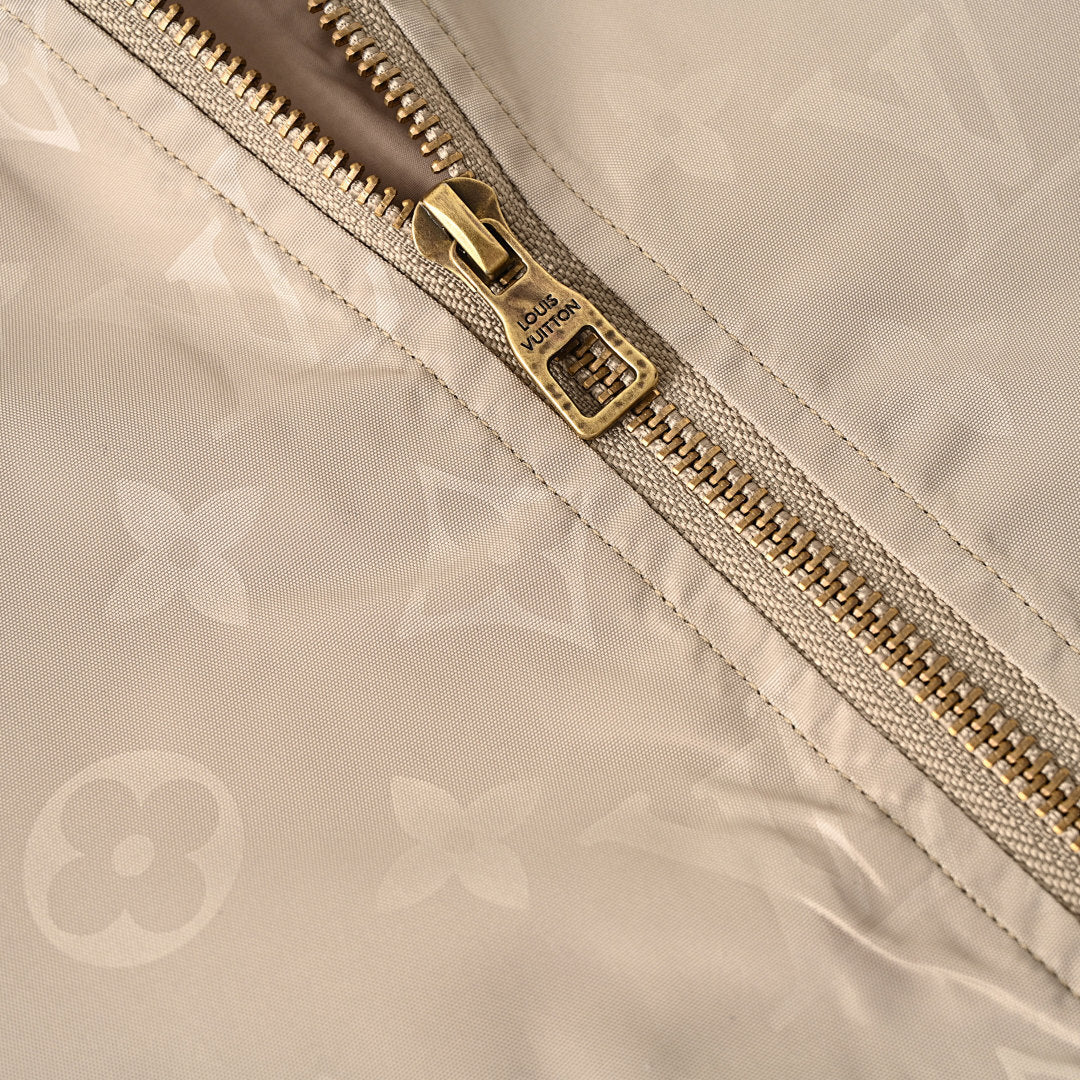 Louis Vuitton Monogram-Print Trench Coat-Style Zip Jacket with Cargo Pockets - product image 4
