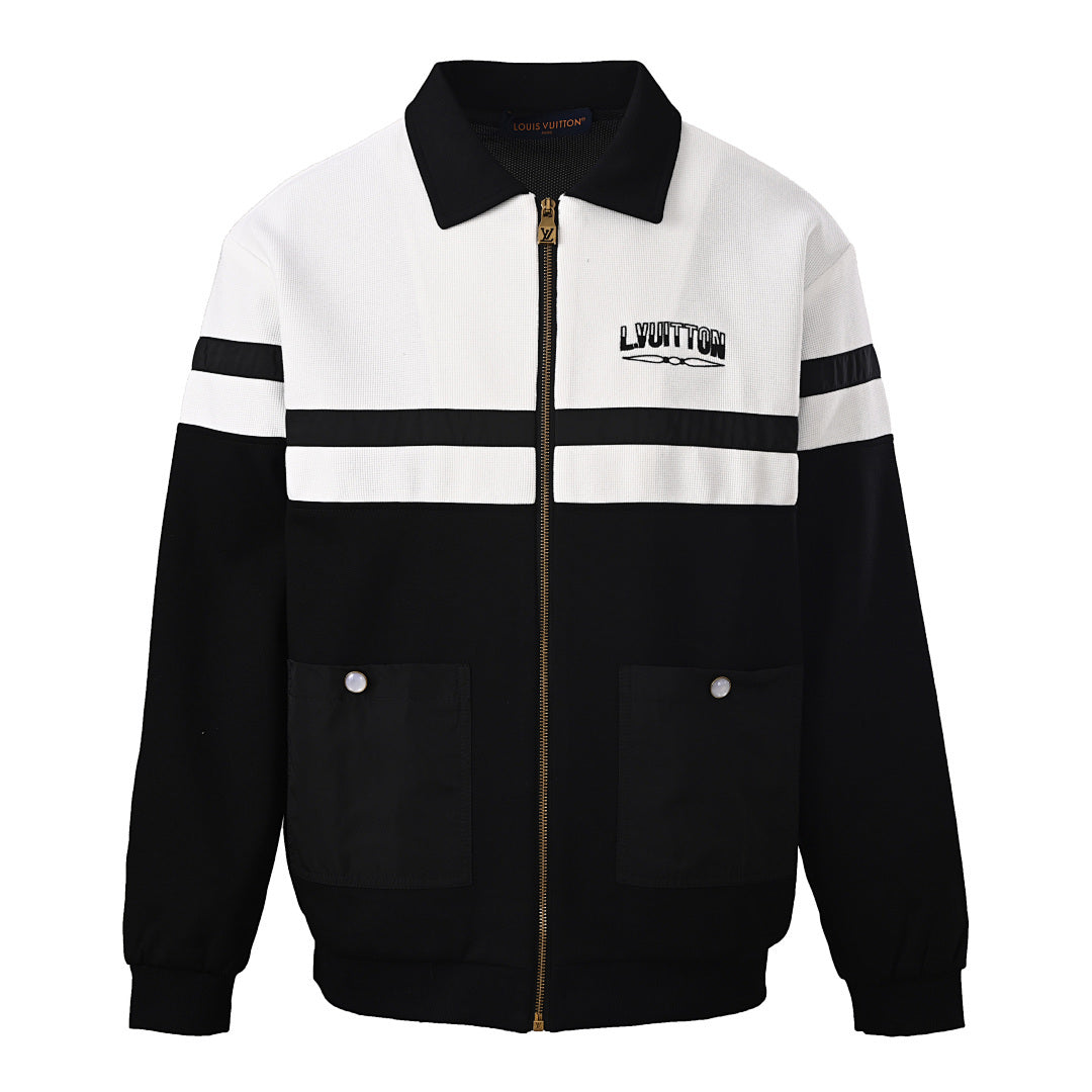 Louis Vuitton Letter-Embroidered Contrast Jacket - product image