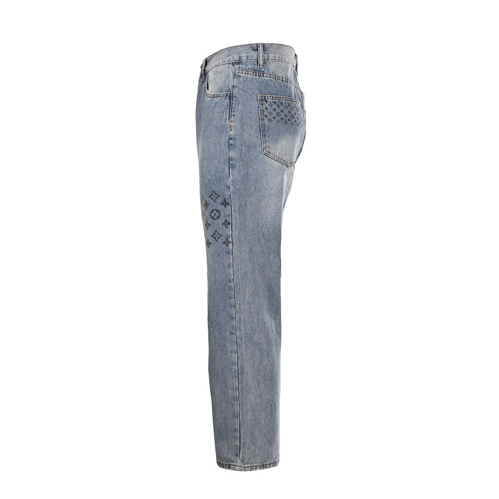 Louis Vuitton LV Detail Straight-Leg Denim Trousers - product image 3