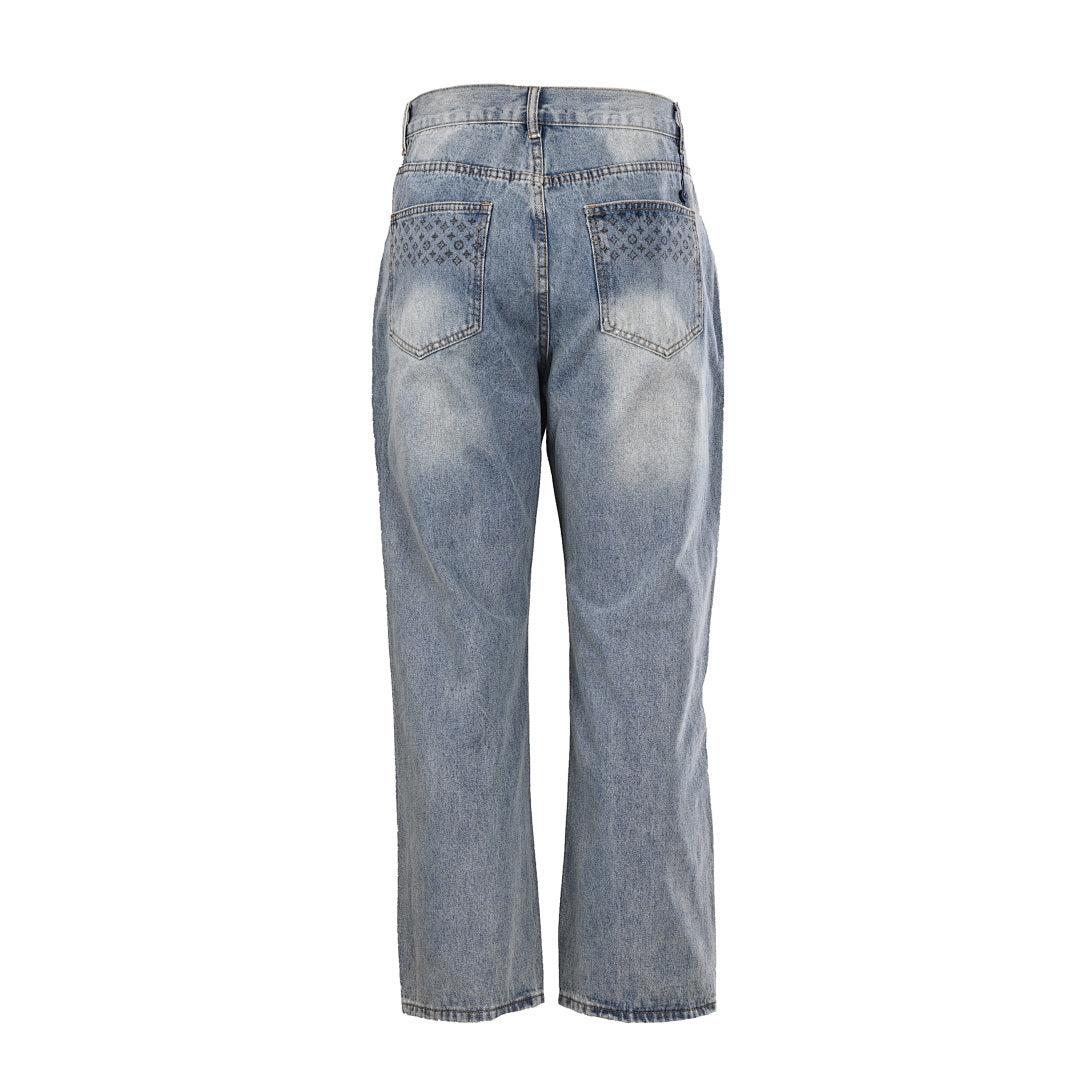 Louis Vuitton LV Detail Straight-Leg Denim Trousers - product image 2