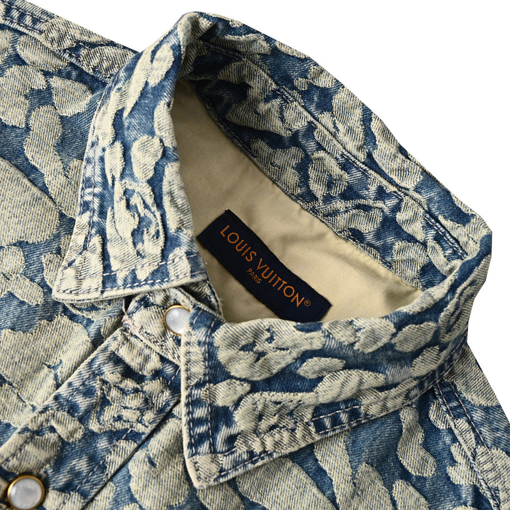 Louis Vuitton x Nigo Burnout Denim Work Jacket - product image 3