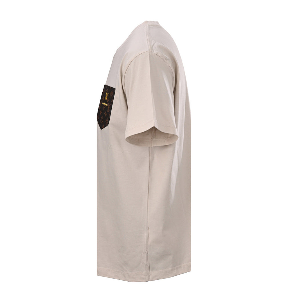 Louis Vuitton Monogram Short-Sleeve T-Shirt with Leather Pocket Patch (Couples' - product image 2