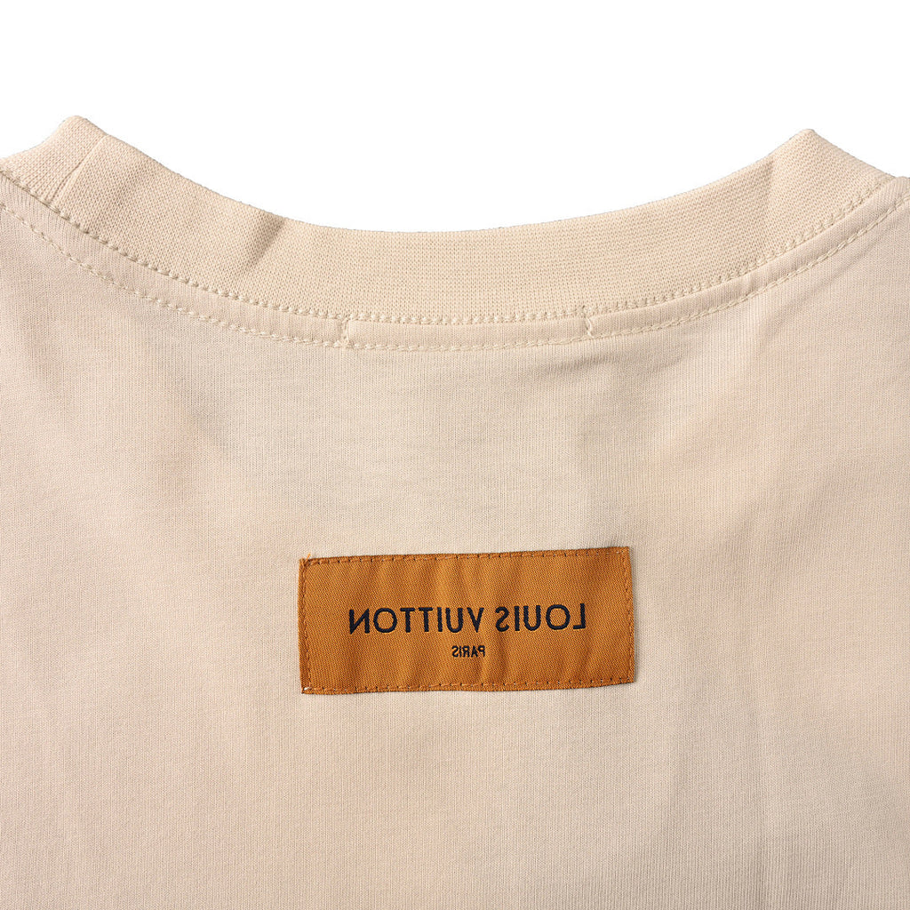 Louis Vuitton Monogram Short-Sleeve T-Shirt with Leather Pocket Patch (Couples' - product image 5