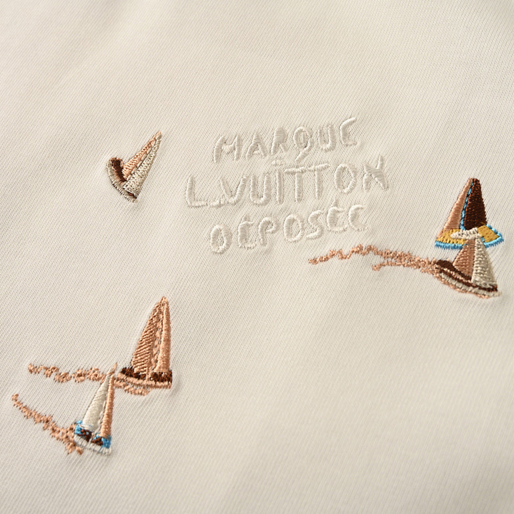 Louis Vuitton Embroidered Sailboat Short-Sleeve T-Shirt - product image 5