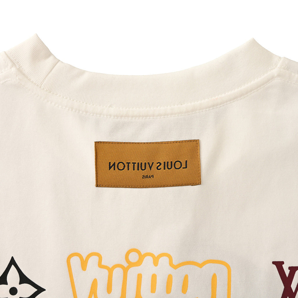 Louis Vuitton Crewneck Short-Sleeve T-Shirt with Front and Back Logo Print - product image 7