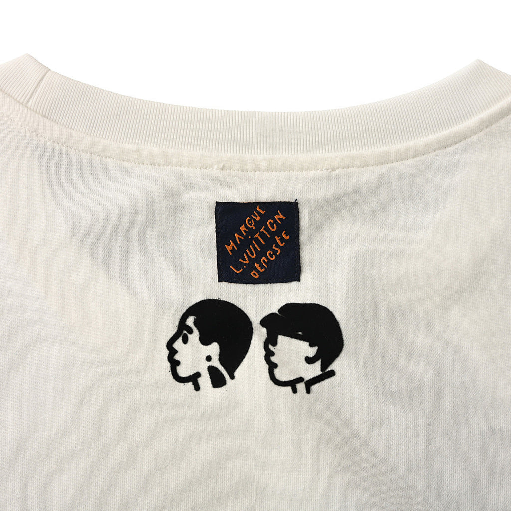 Louis Vuitton Heart-Flocked Print Short-Sleeve T-Shirt - product image 5