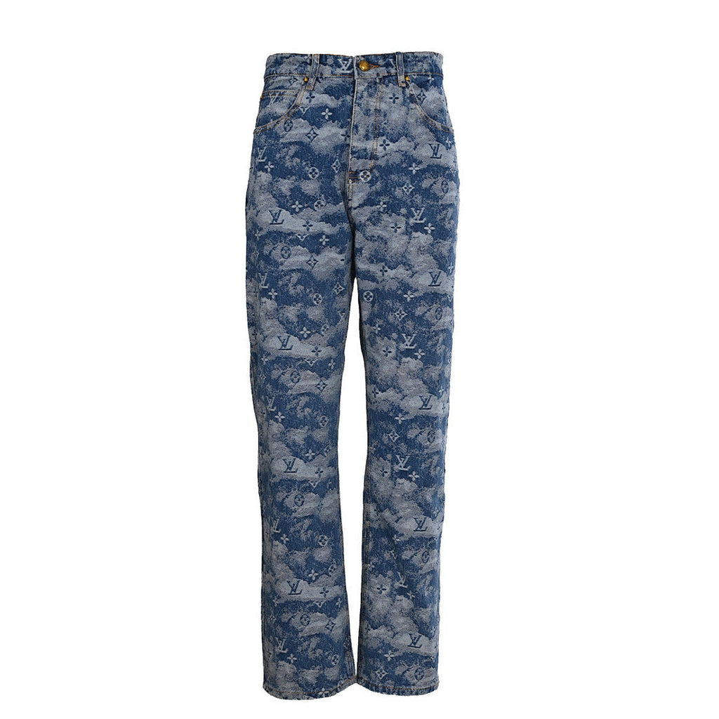 Louis Vuitton LV Detail Straight-Leg Denim Trousers - product image
