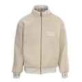 Louis Vuitton Leather Patch Stand-Collar Fleece Jacket - product image