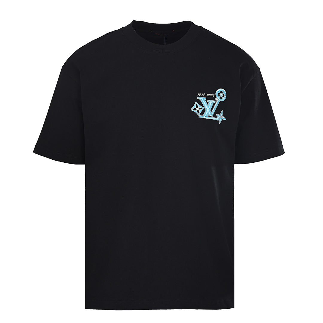 Louis Vuitton Short-Sleeve T-Shirt with Front and Back Lettering and Monogram - product image 2