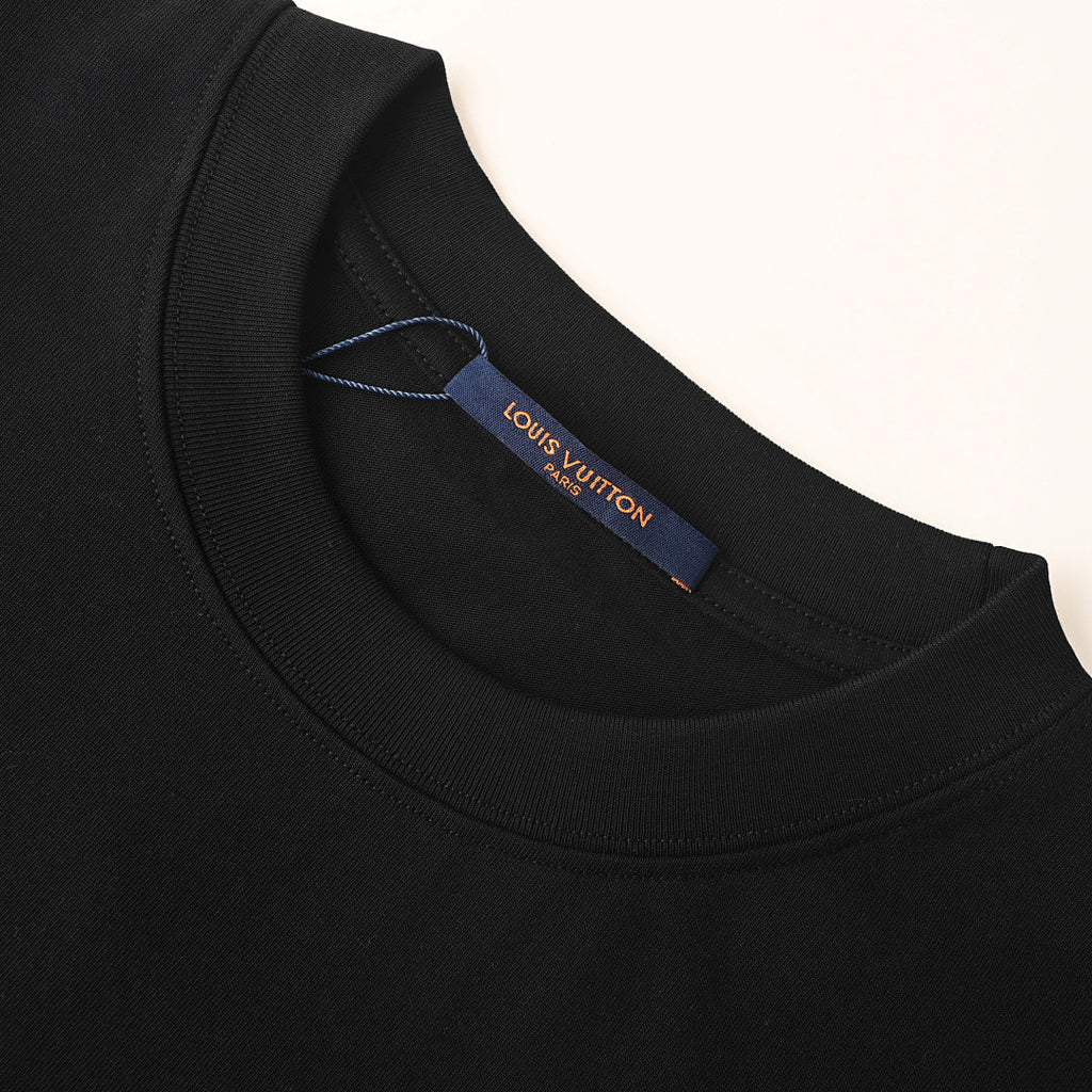 Louis Vuitton Short-Sleeve T-Shirt with Front and Back Lettering and Monogram - product image 3