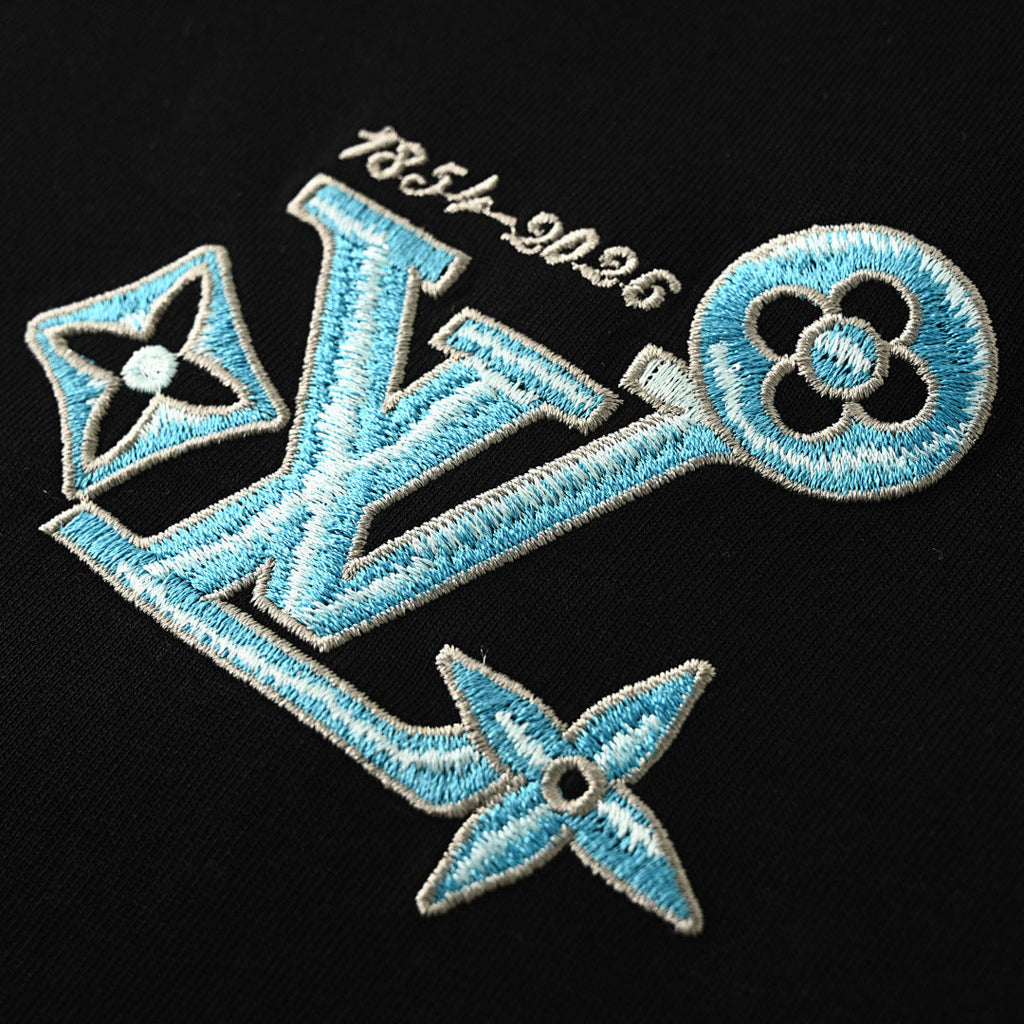 Louis Vuitton Short-Sleeve T-Shirt with Front and Back Lettering and Monogram - product image 4