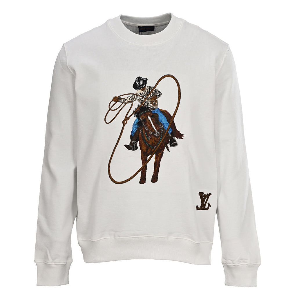 Louis Vuitton Tonal Monogram Jacquard Cotton Sweatshirt - product image