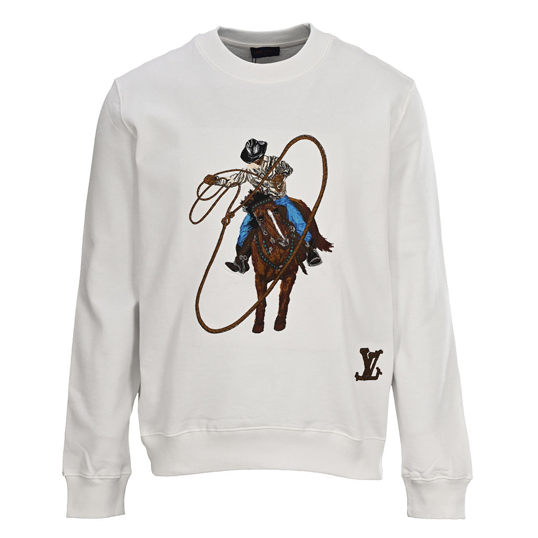 Louis Vuitton Tonal Monogram Jacquard Cotton Sweatshirt - product image
