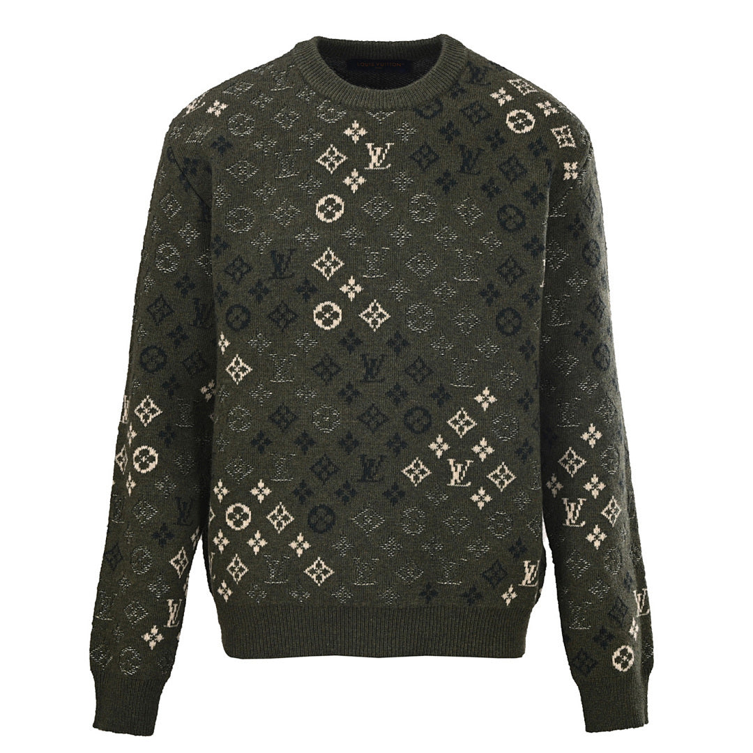 Louis Vuitton Tonal Monogram Jacquard Cotton Sweatshirt - product image