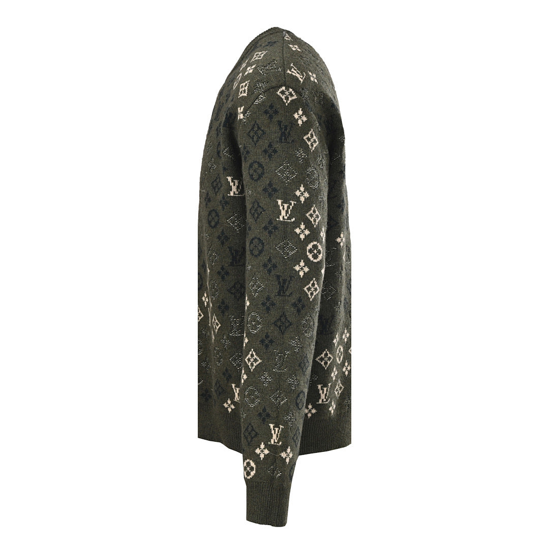 Louis Vuitton Tonal Monogram Jacquard Cotton Sweatshirt - product image 3