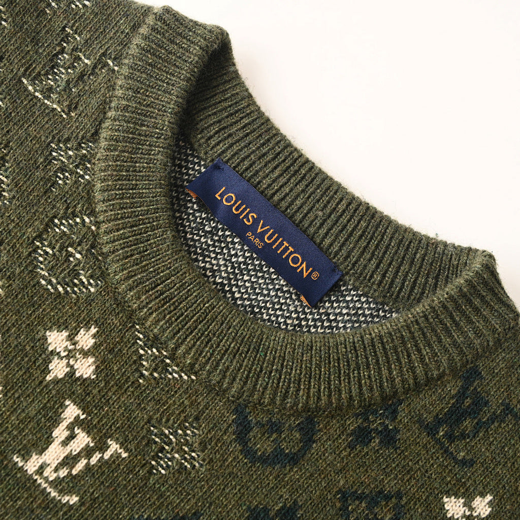 Louis Vuitton Tonal Monogram Jacquard Cotton Sweatshirt - product image 4