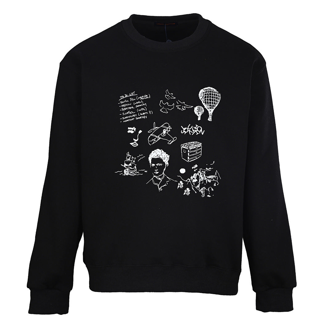 Louis Vuitton Tonal Monogram Jacquard Cotton Sweatshirt - product image