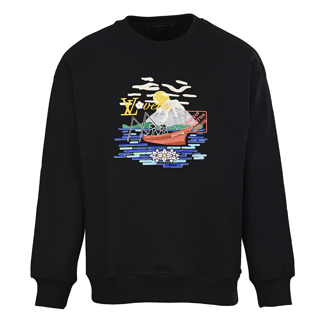Louis Vuitton Tonal Monogram Jacquard Cotton Sweatshirt - product image