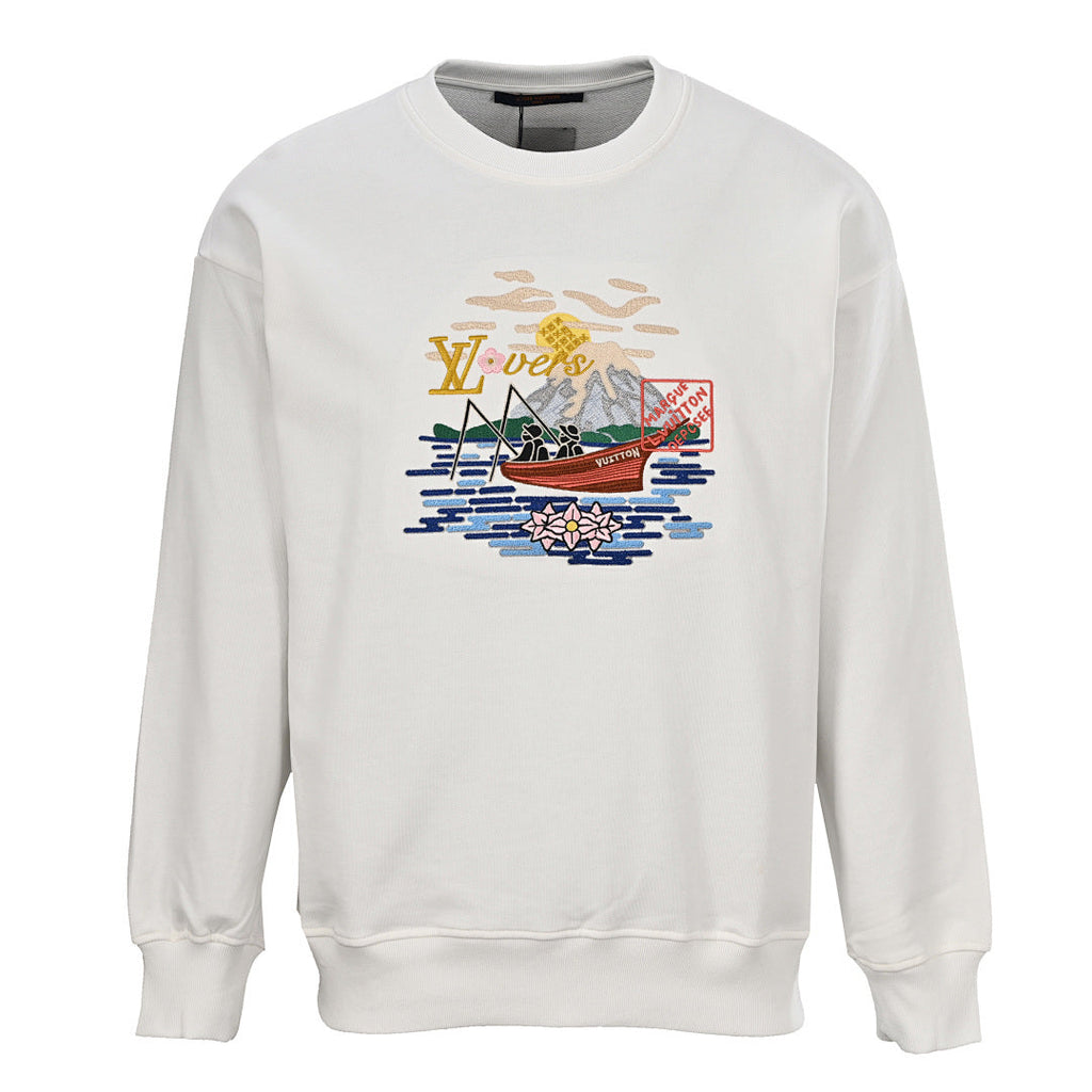 Louis Vuitton Tonal Monogram Jacquard Cotton Sweatshirt - product image