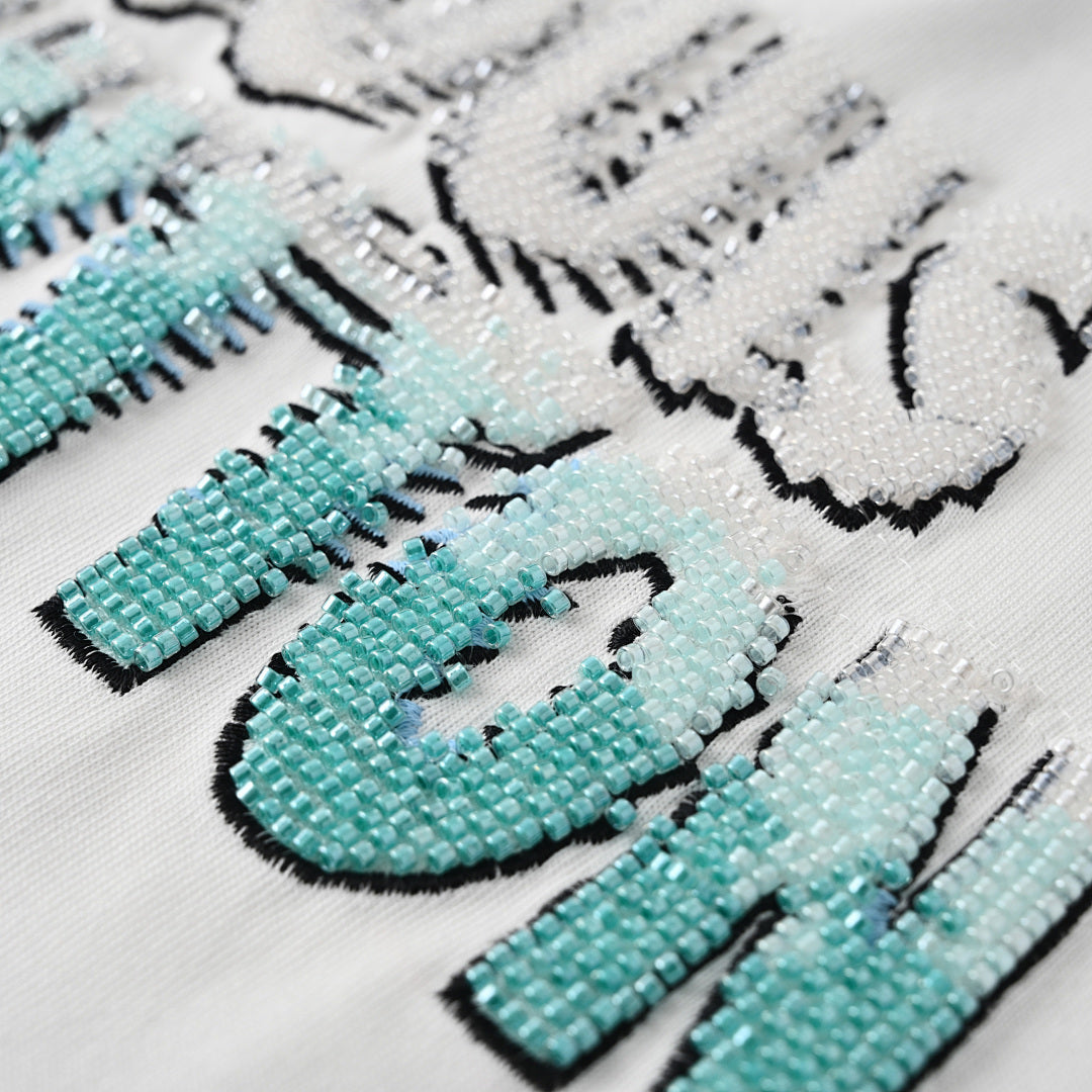Louis Vuitton Beaded Crew-Neck Short-Sleeve T-Shirt - product image 4