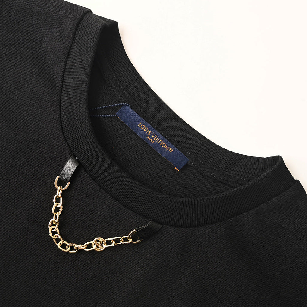 Louis Vuitton Chain-Detail Denim Pocket Short-Sleeve T-Shirt - product image 4