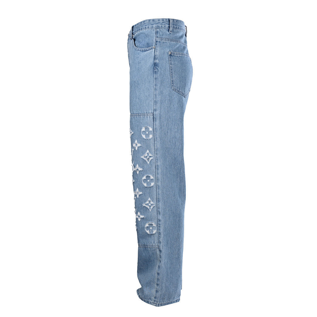 Louis Vuitton LV Detail Straight-Leg Denim Trousers - product image 2