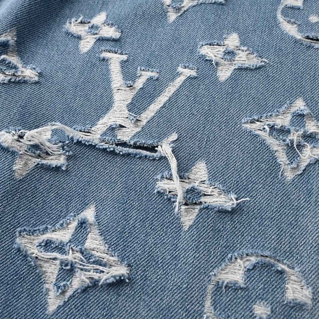 Louis Vuitton LV Detail Straight-Leg Denim Trousers - product image 4