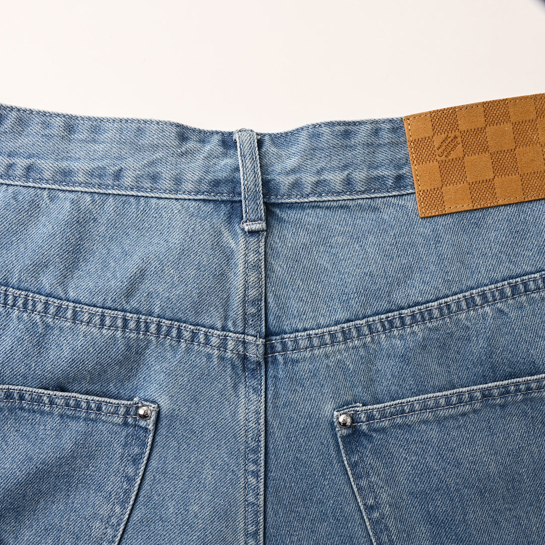 Louis Vuitton LV Detail Straight-Leg Denim Trousers - product image 5